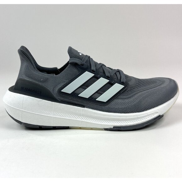 Adidas UltraBoost Light Gray Low Top Running Shoes Sneakers Boost Comfort IE1770 - Picture 1 of 9